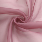 18ft Mauve Cinnamon Rose Sheer Organza Wedding Arch Drapery Fabric, Window Scarf Valance#whtbkgd