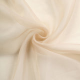 18ft Nude Sheer Organza Wedding Arch Drapery Fabric, Window Scarf Valance#whtbkgd