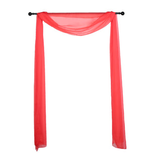 Experience the Sheer Beauty of the Red Sheer Organza Fabric