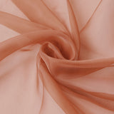 18ft | Terracotta Wedding Arch Drapery Fabric Window Scarf Valance, Sheer Organza Linen#whtbkgd