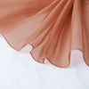 18ft | Terracotta Wedding Arch Drapery Fabric Window Scarf Valance, Sheer Organza Linen