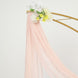 20ft Blush Rose Gold Gauze Cheesecloth Fabric Wedding Arch Drapery, Window Scarf Valance, Boho Decor