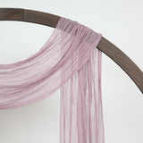 20ft Violet Gauze Cheesecloth Fabric Wedding Arch Drapery, Window Scarf Valance, Boho Decor#whtbkgd