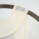 20ft Cream Gauze Cheesecloth Fabric Wedding Arch Drapery, Window Scarf Valance, Boho Decor#whtbkgd