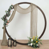 20ft Natural Gauze Cheesecloth Fabric Wedding Arch Drapery, Window Scarf Valance, Boho Decor