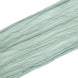 20ft Sage Green Gauze Cheesecloth Fabric Wedding Arch Drapery, Window Scarf Valance, Boho Decor