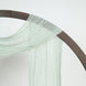 20ft Sage Green Gauze Cheesecloth Fabric Arch Drapery, Window Scarf Valance, Boho Decor#whtbkgd