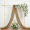 20ft Taupe Gauze Cheesecloth Fabric Wedding Arch Decorations
