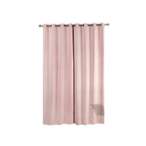 Rose Gold Embossed Thermal Blackout Soundproof Curtain Panels With Chrome Grommet Window Treatment