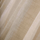 2 Pack | Handmade Beige Faux Linen Curtains 52x96inch Curtain Panels With Chrome Grommets#whtbkgd