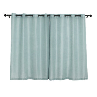 Versatile and Stylish Curtain Panels with Chrome Grommets