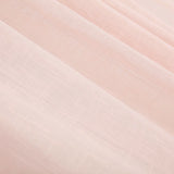 Handmade Blush/Rose Gold Faux Linen Curtains 52inch x 108inch Curtain Panels With Chrome Grommets