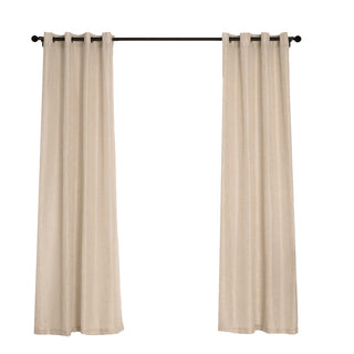 Stylish and Versatile Curtain Panels with Chrome Grommets