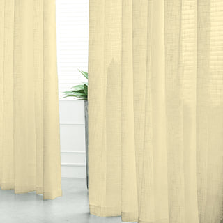 Create a Dreamy and Serene Space with Ivory Faux Linen Curtains