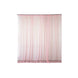 2 Pack | 5ftx10ft Blush/Rose Gold Fire Retardant Floral Lace Sheer Curtains With Rod Pockets