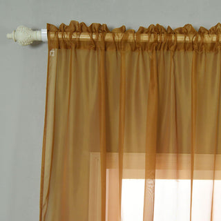 Create a Luxurious Atmosphere with Gold Grommet Sheer Curtains