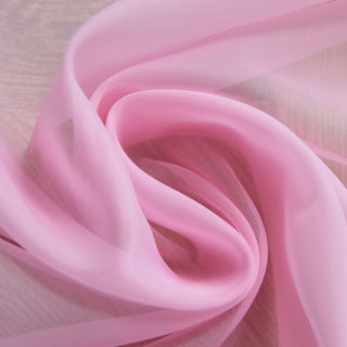 Transform Your Space with Pink Sheer Organza Curtains