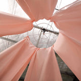 Add Elegance to Your Event with 10ftx30ft Blush Sheer Ceiling Drape Curtain Panels
