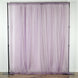 Violet Amethyst Fire Retardant Sheer Organza Premium Curtain Panel Backdrops With Rod Pockets - 10ft
