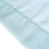Ice Blue Fire Retardant Sheer Organza Premium Curtain Panel Backdrops With Rod Pockets - 10ftx10ft