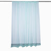 Dusty Sage Fire Retardant Sheer Organza Premium Curtain Panel Backdrops With Rod Pockets - 10ftx10ft