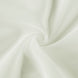 5ftx14ft Premium Ivory Chiffon Curtain Panel, Backdrop Ceiling Drapery With Rod Pocket#whtbkgd