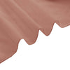 5ftx14ft Premium Terracotta Chiffon Curtain Panel, Backdrop Ceiling Drapery With Rod Pocket