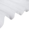 5ftx14ft Premium White Chiffon Curtain Panel, Backdrop Ceiling Drapery With Rod Pocket