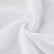 5ftx14ft Premium White Chiffon Curtain Panel, Backdrop Ceiling Drapery With Rod Pocket#whtbkgd