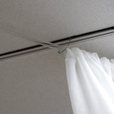 10ftx20ft White Sheer Fire Retardant Ceiling Drape Curtain Panels