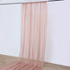 10ftx30ft Dusty Rose Sheer Ceiling Drape Curtain Panels Fire Retardant Fabric