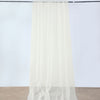10ftx30ft Ivory Sheer Ceiling Drape Curtain Panels Fire Retardant Fabric