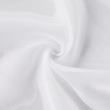 5ftx32ft Premium White Chiffon Curtain Panel, Backdrop Ceiling Drapery With Rod Pocket#whtbkgd