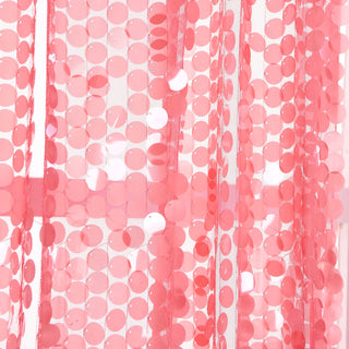 Clearance SALE: Get Your Coral Big Payette Sequin Curtains Now