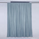 2 Pack Dusty Blue Inherently Flame Resistant Scuba Polyester Curtain Panel Backdrops 