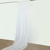 5ftx30ft White Polyester Ceiling Drapes Backdrop Curtain Panels Wedding Arch Fire Retardant