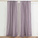 2 Pack Violet Amethyst Polyester Event Curtain Drapes, 10ftx8ft Backdrop Event Panels Rod Pockets