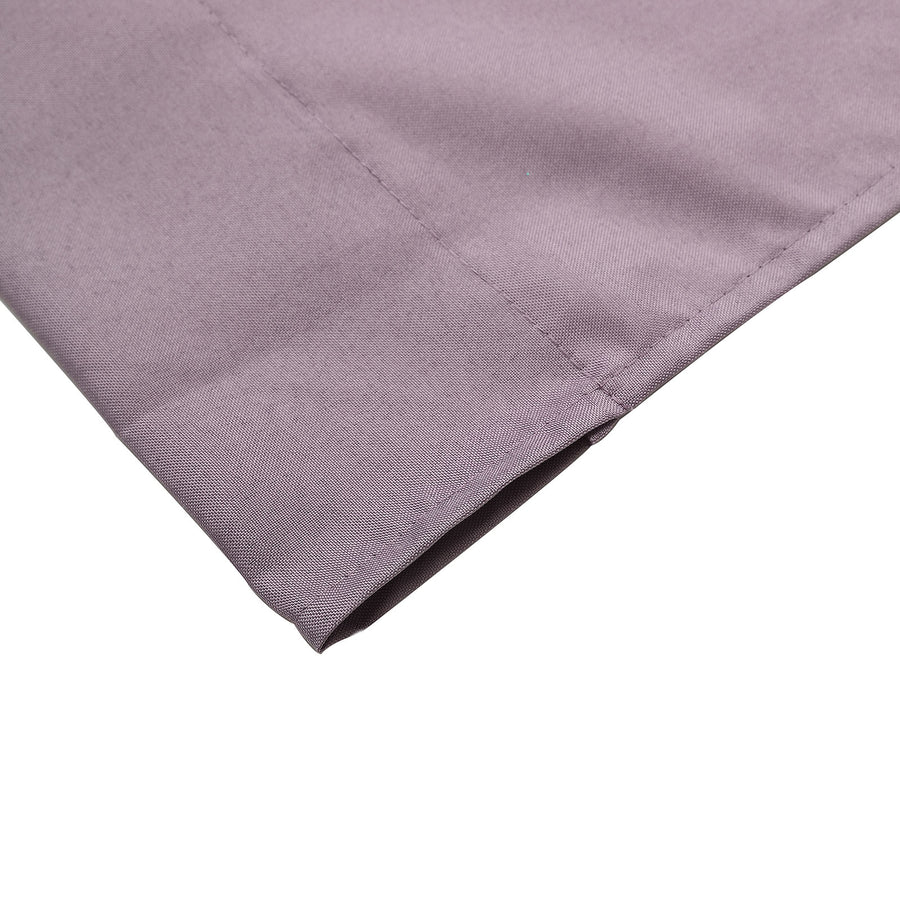 2 Pack | 10ftx8ft Violet Amethyst Polyester Drapery Panels With Rod Pockets, Photography Backdrop