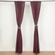 Burgundy Polyester Photography Backdrop Curtains, Drapery Panels With Rod Pockets, 10ftx8ft