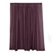 2 Pack | 10ftx8ft Eggplant Polyester Drapery Panels With Rod Pockets, Photography Backdrop Curtains