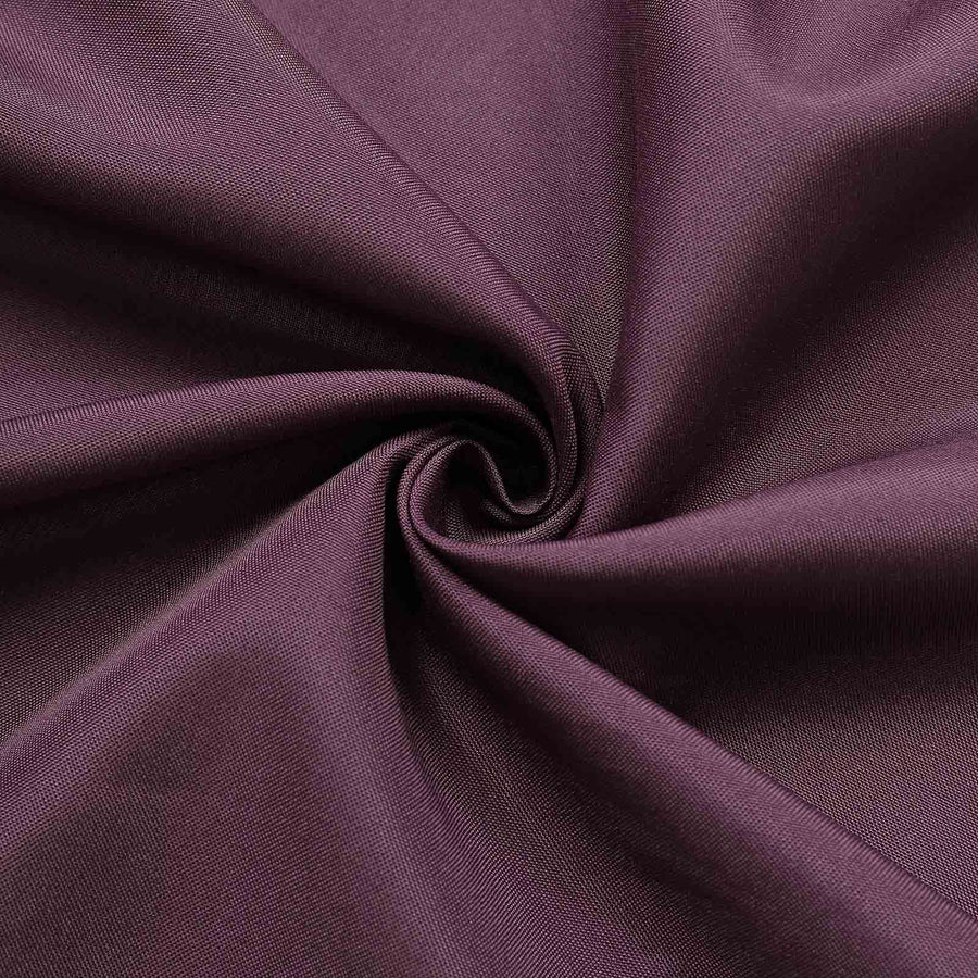 2 Pack | 10ftx8ft Eggplant Polyester Drapery Panels With Rod Pockets, Photography Backdrop#whtbkgd