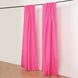 Fuchsia Polyester Photography Backdrop Curtains, Drapery Panels With Rod Pockets, 10ftx8ft - 130 GSM