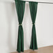 2 Pack Hunter Emerald Green Polyester Event Curtain Drapes, 10ftx8ft Backdrop Event Panels With Rod 
