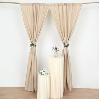 Create Unforgettable Memories with Nude Polyester Photography Backdrop Curtains