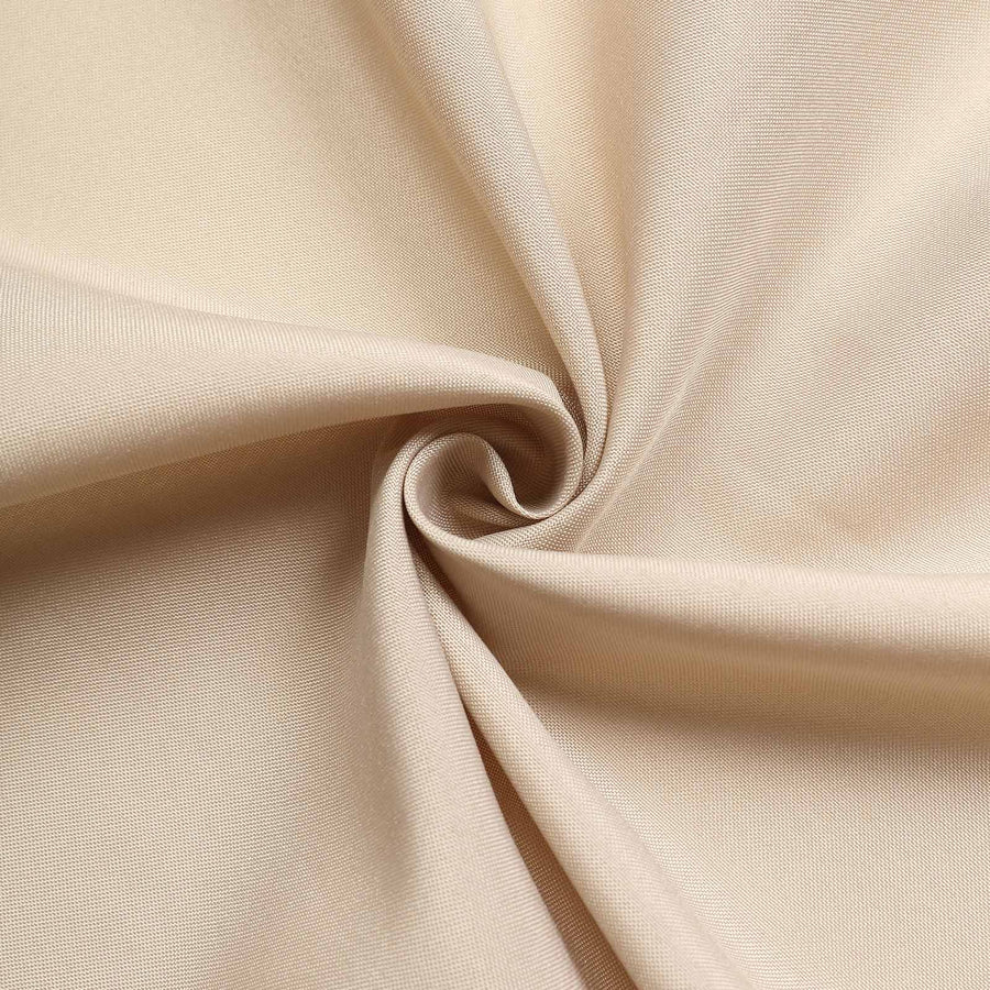 2 Pack Nude Polyester Event Curtain Drapes, 10ftx8ft Backdrop Event Panels With Rod Pockets#whtbkgd