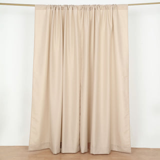 Add Elegance to Your Event with Nude Polyester Photography Backdrop Curtains