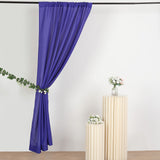 2 Pack Purple Polyester Event Curtain Drapes, 10ftx8ft Backdrop Event Panels With Rod Pockets