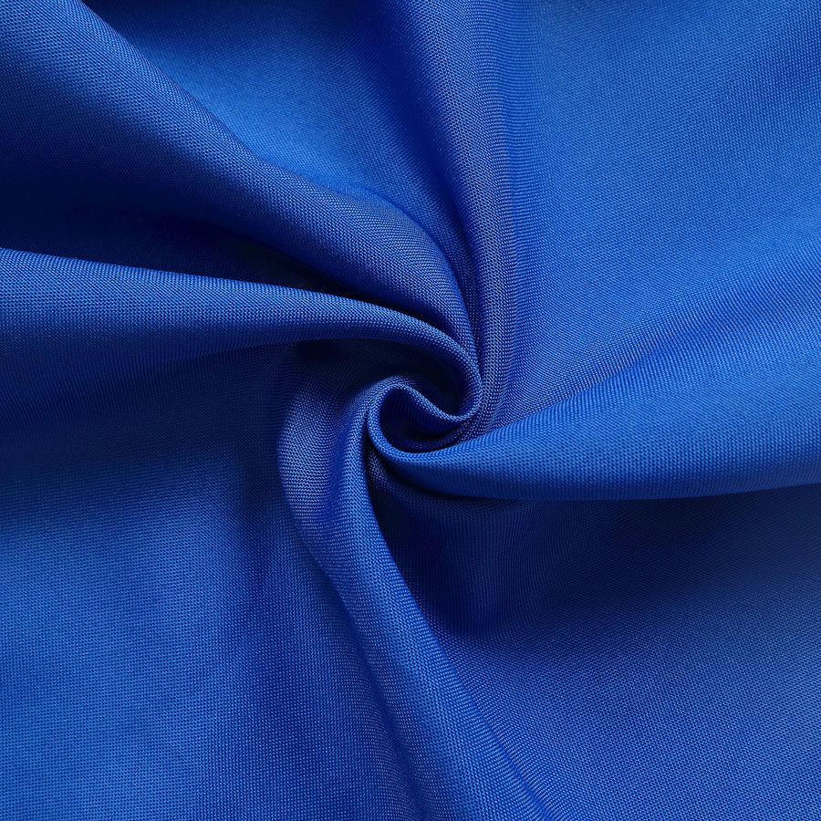 2 Pack Royal Blue Polyester Event Curtain Drapes, 10ftx8ft Backdrop Event Panels With Rod#whtbkgd