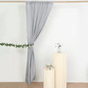 2 Pack | 10ftx8ft Silver Polyester Photography Backdrop Curtains
