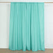 2 Pack | 10ftx8ft Turquoise Polyester Drapery Panels With Rod Pockets, Photography Backdrop Curtains